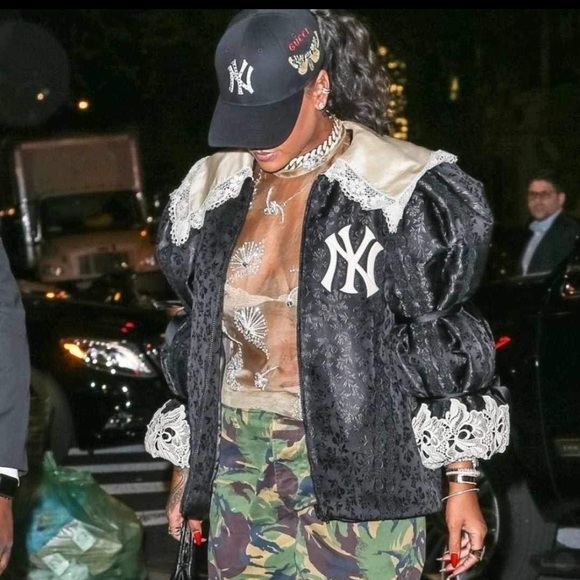 Gucci x NY Yankees (MLB) Canvas Baseball Cap - Picture 13 of 13